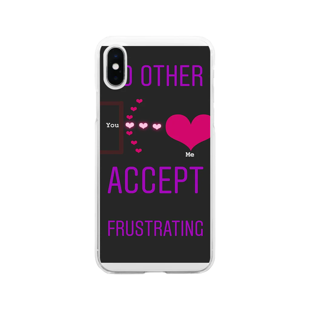 猫吹　蠍一のNO OTHER LOVE Soft Clear Smartphone Case