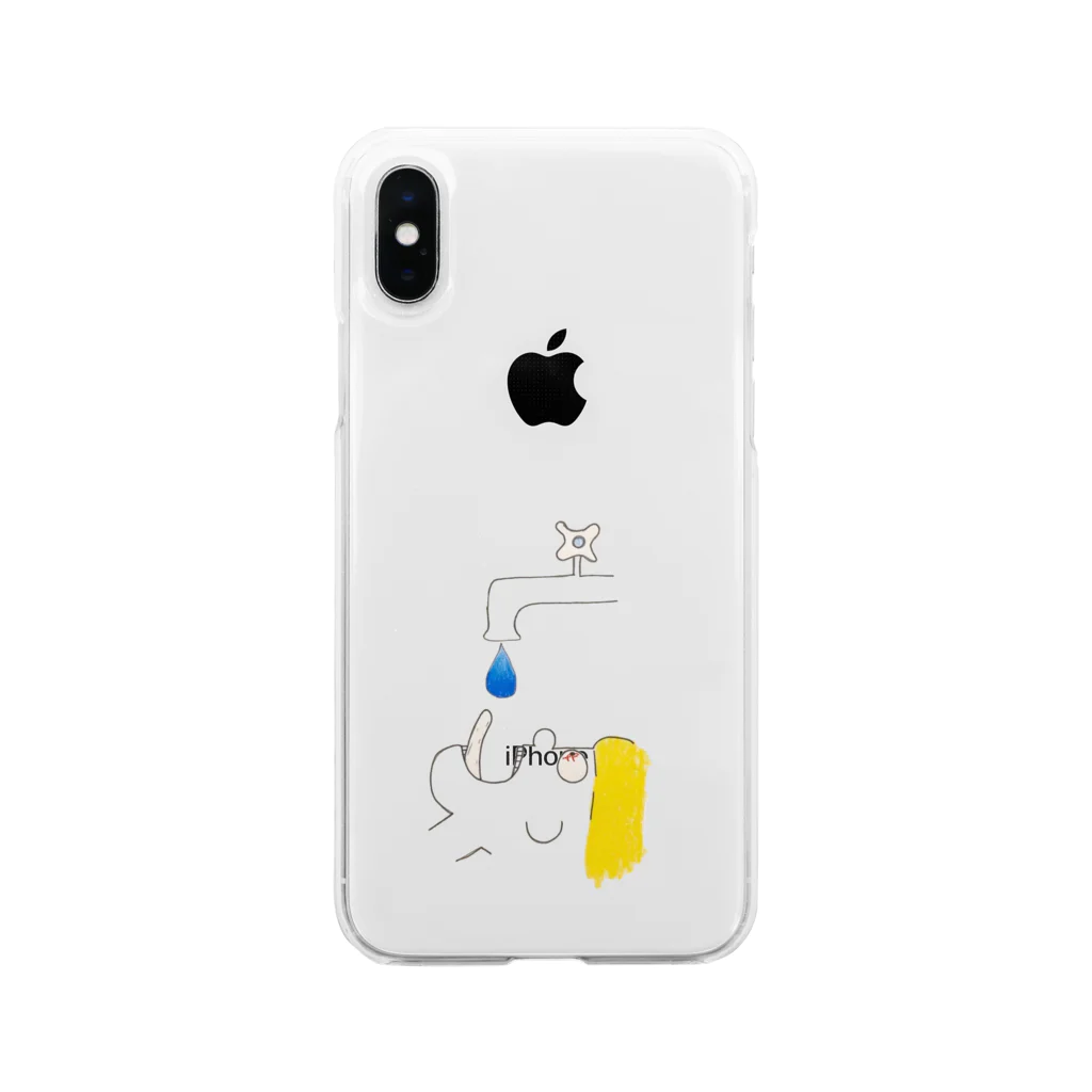 Hiromi Kagesawaのおもしろシュールシリーズ Soft Clear Smartphone Case