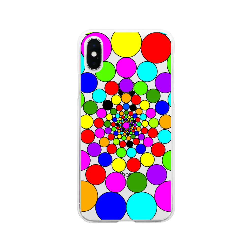 中２男子の中２男子が描く芸術 Soft Clear Smartphone Case