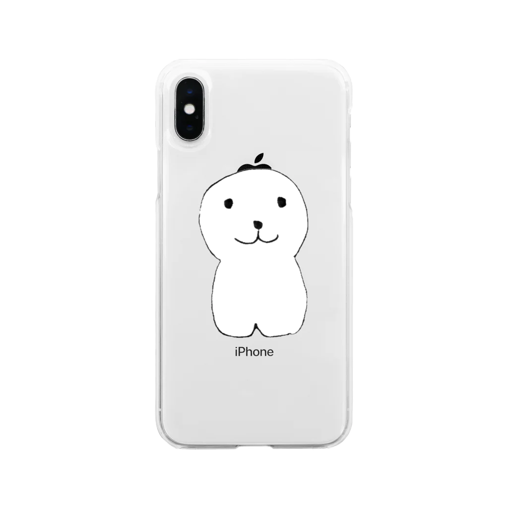 ヘヴンねこのシロクマ子(チワワ) Soft Clear Smartphone Case