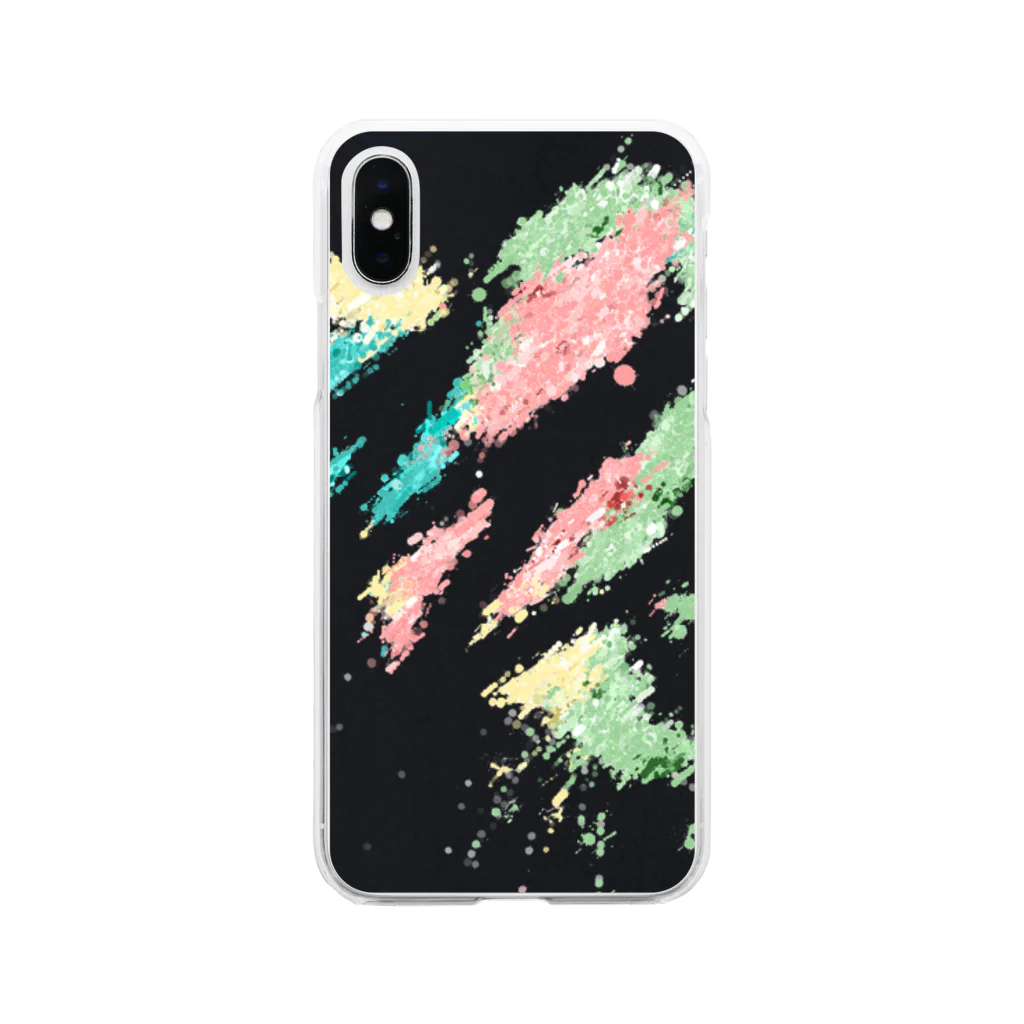 からふるのPAINT❤️Heart2 Soft Clear Smartphone Case