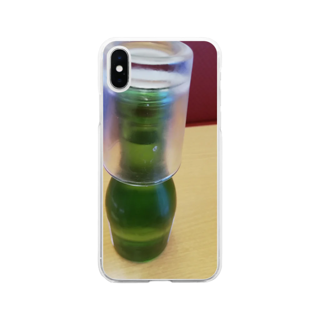 wamawaの日本酒 Soft Clear Smartphone Case