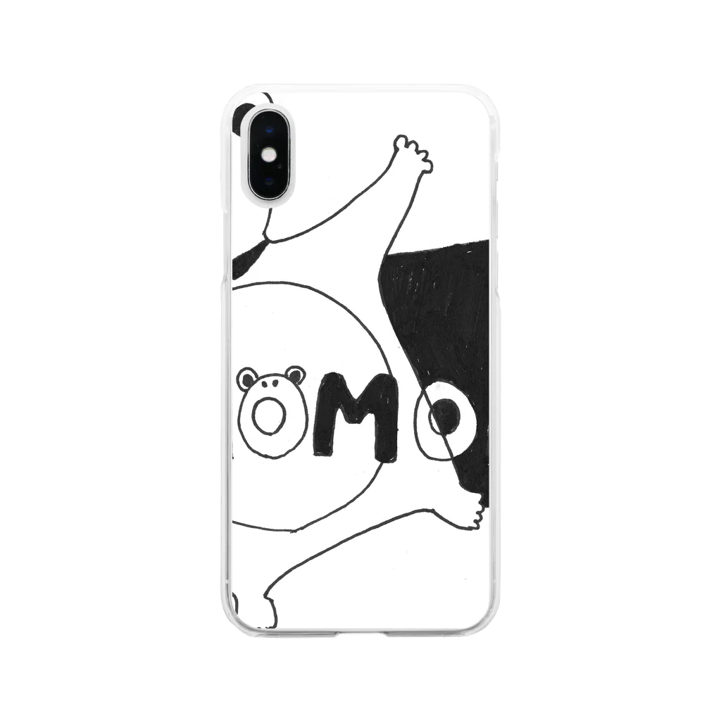 ひよこ工房のmomonga Soft Clear Smartphone Case