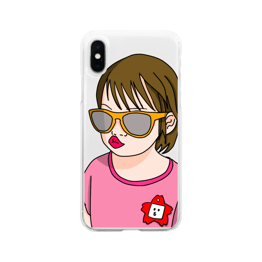 あーみゅのわる園児 Soft Clear Smartphone Case