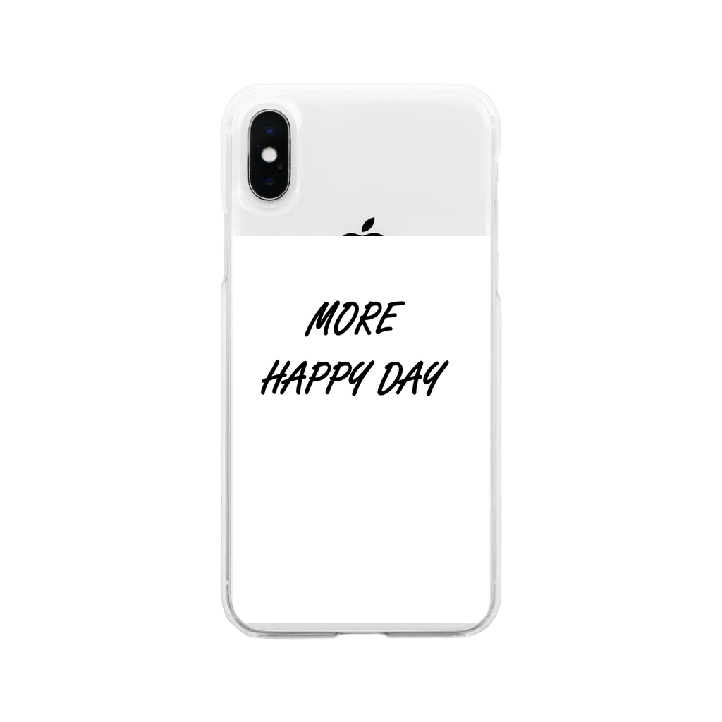 MORE HAPPY DAYのMORE HAPPY DAY Soft Clear Smartphone Case