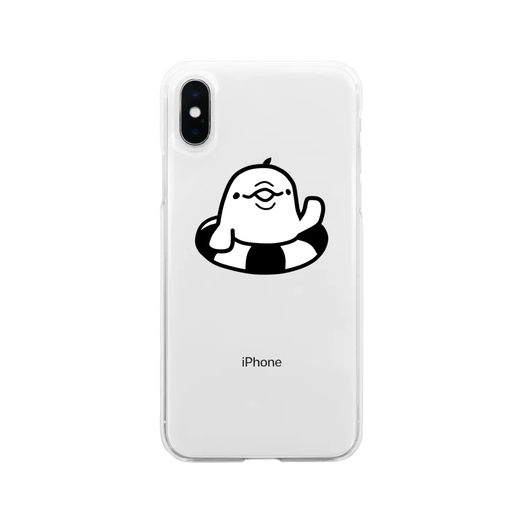 takumiのゆとり世代のベルーガ Soft Clear Smartphone Case