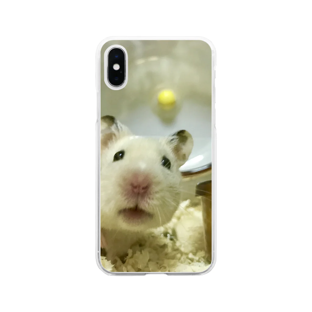 よろしおす〜のもち Soft Clear Smartphone Case