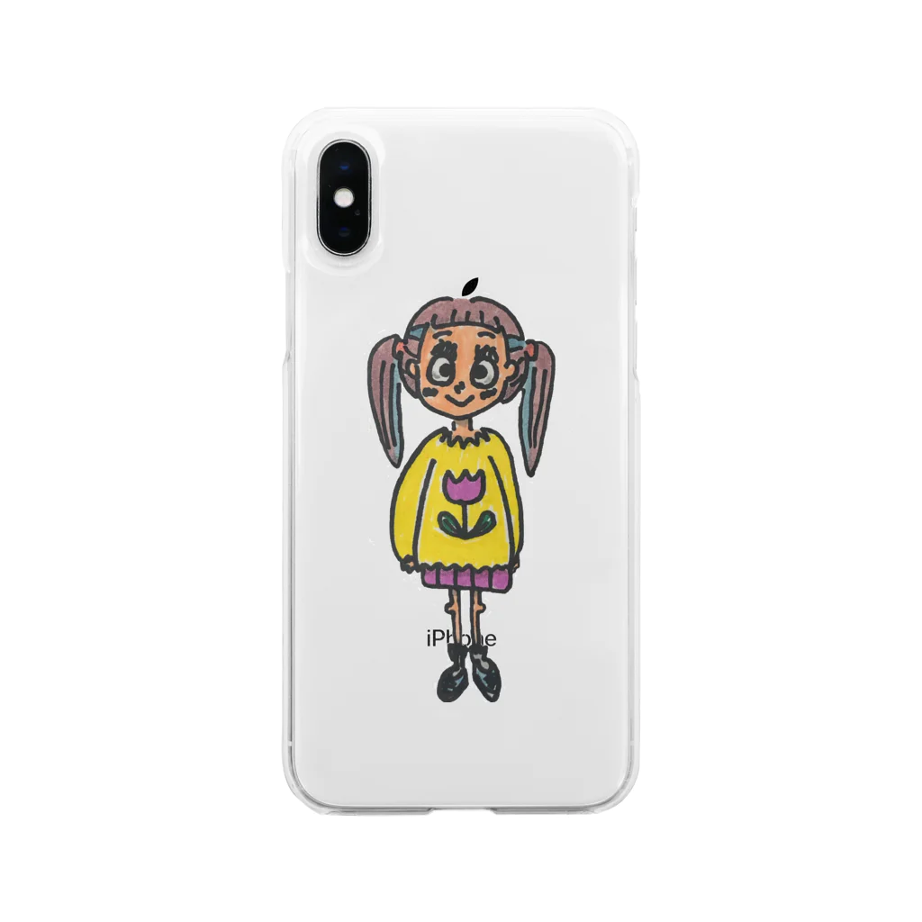 うさぎさんちのわいわいうさぎちゃん Soft Clear Smartphone Case