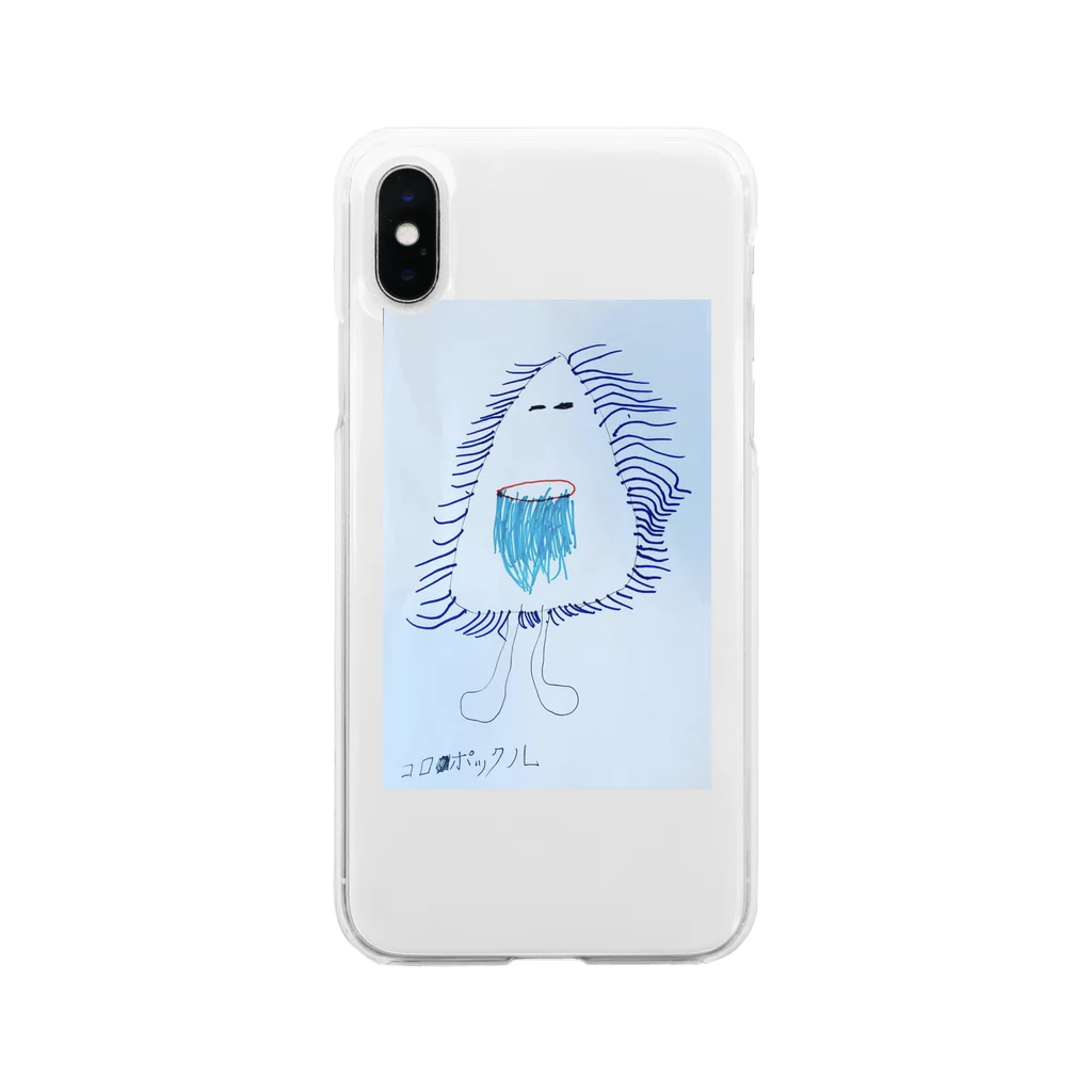 mimimihueの不思議生物 Soft Clear Smartphone Case