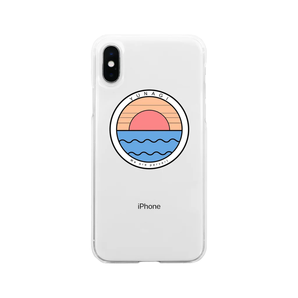 夕凪の夕凪 color ver. Soft Clear Smartphone Case