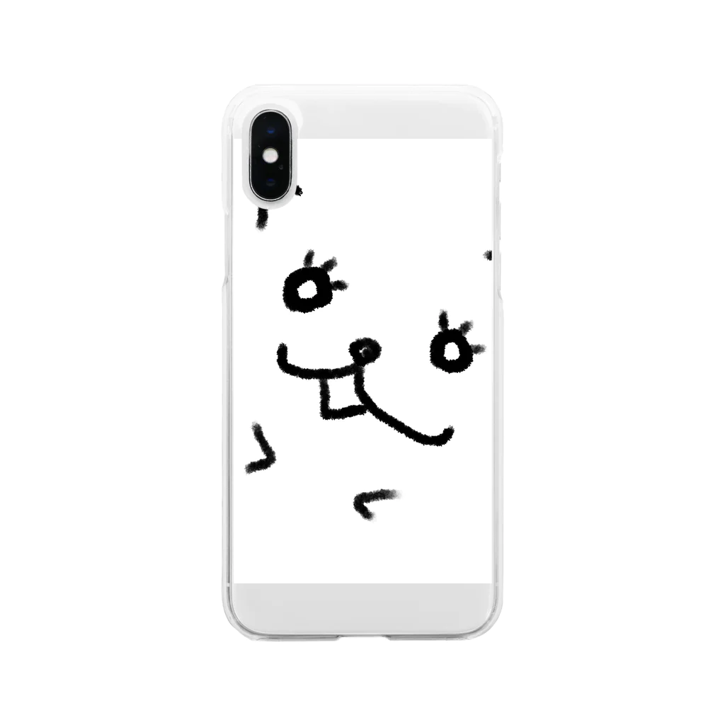 nsnsgrのメスネコ Soft Clear Smartphone Case