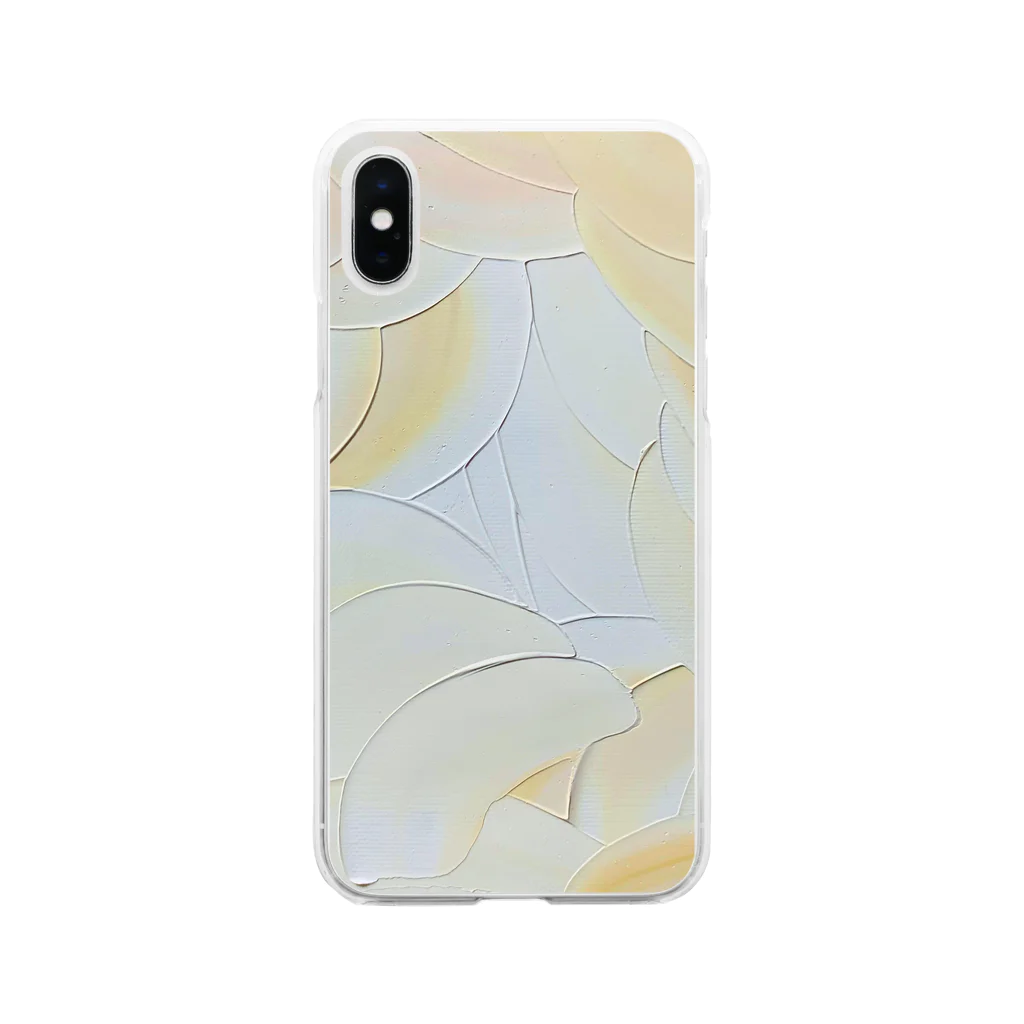 Yoshiki house 岡村芳樹のキャラメル・シフォン Soft Clear Smartphone Case