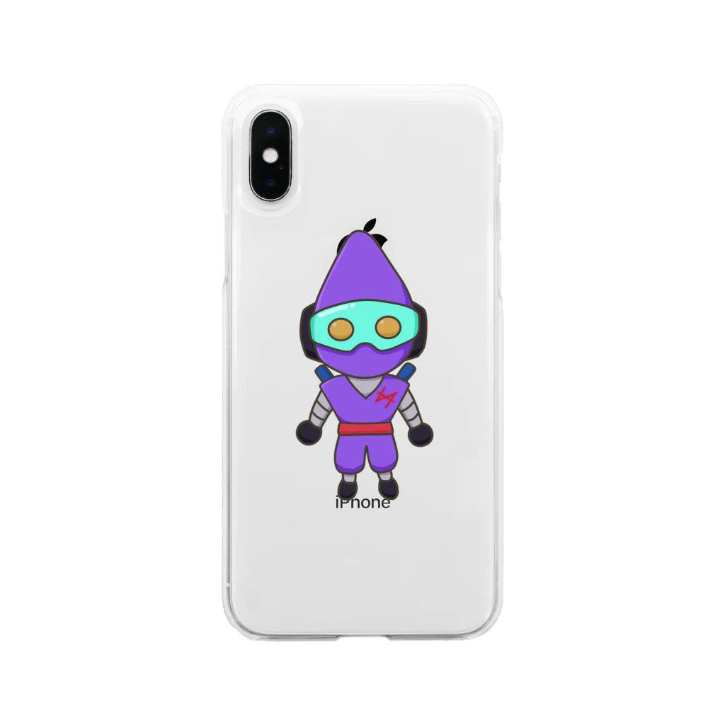 jeidキャラショップのゼン Soft Clear Smartphone Case