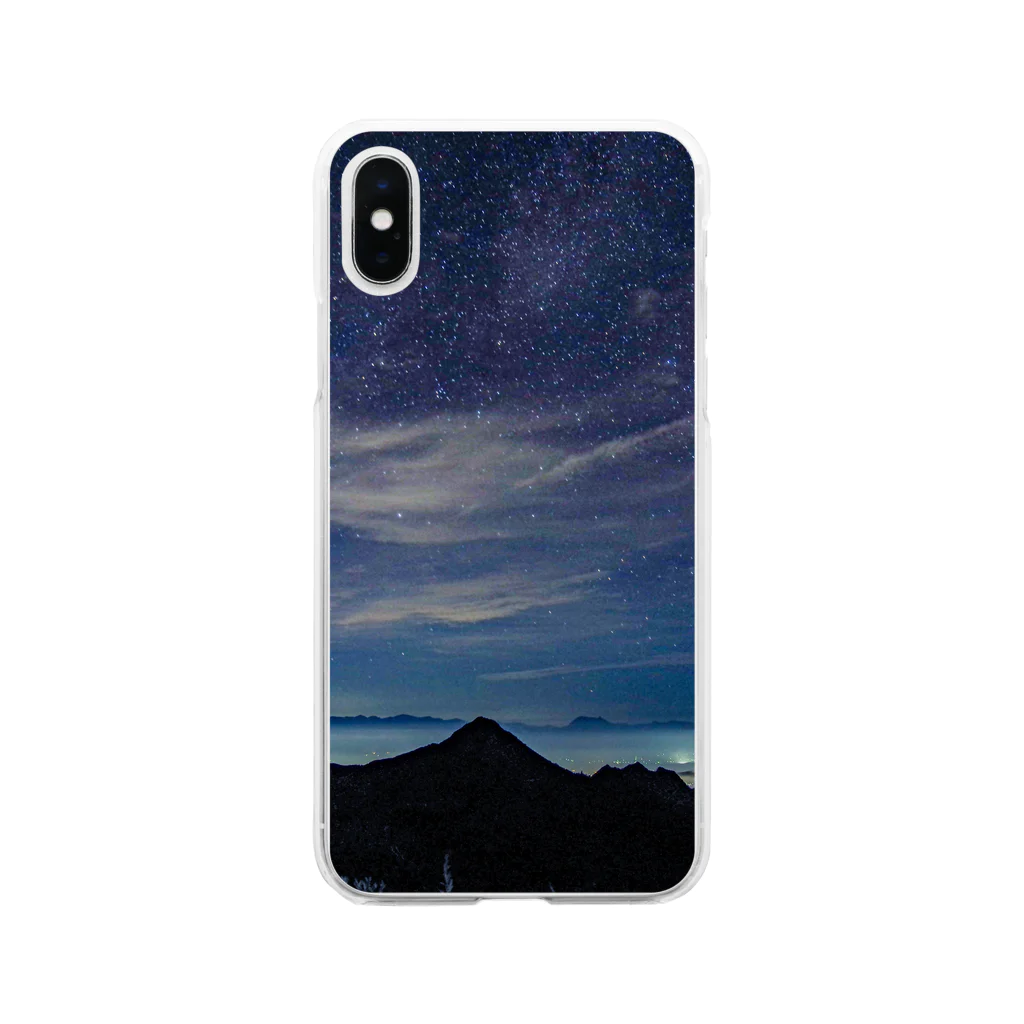 tocorotenのStarry Sky Soft Clear Smartphone Case
