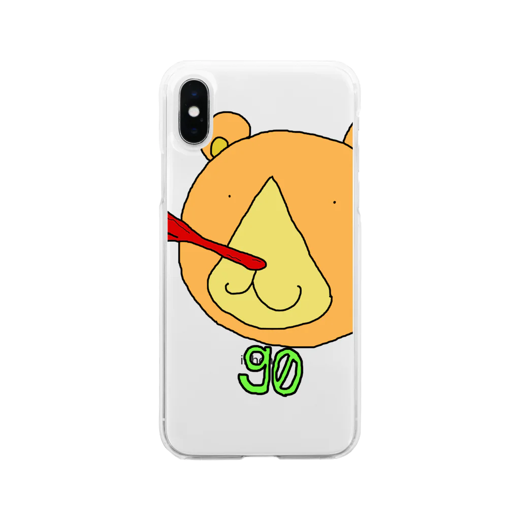 kumakioのクマキオ。 Soft Clear Smartphone Case