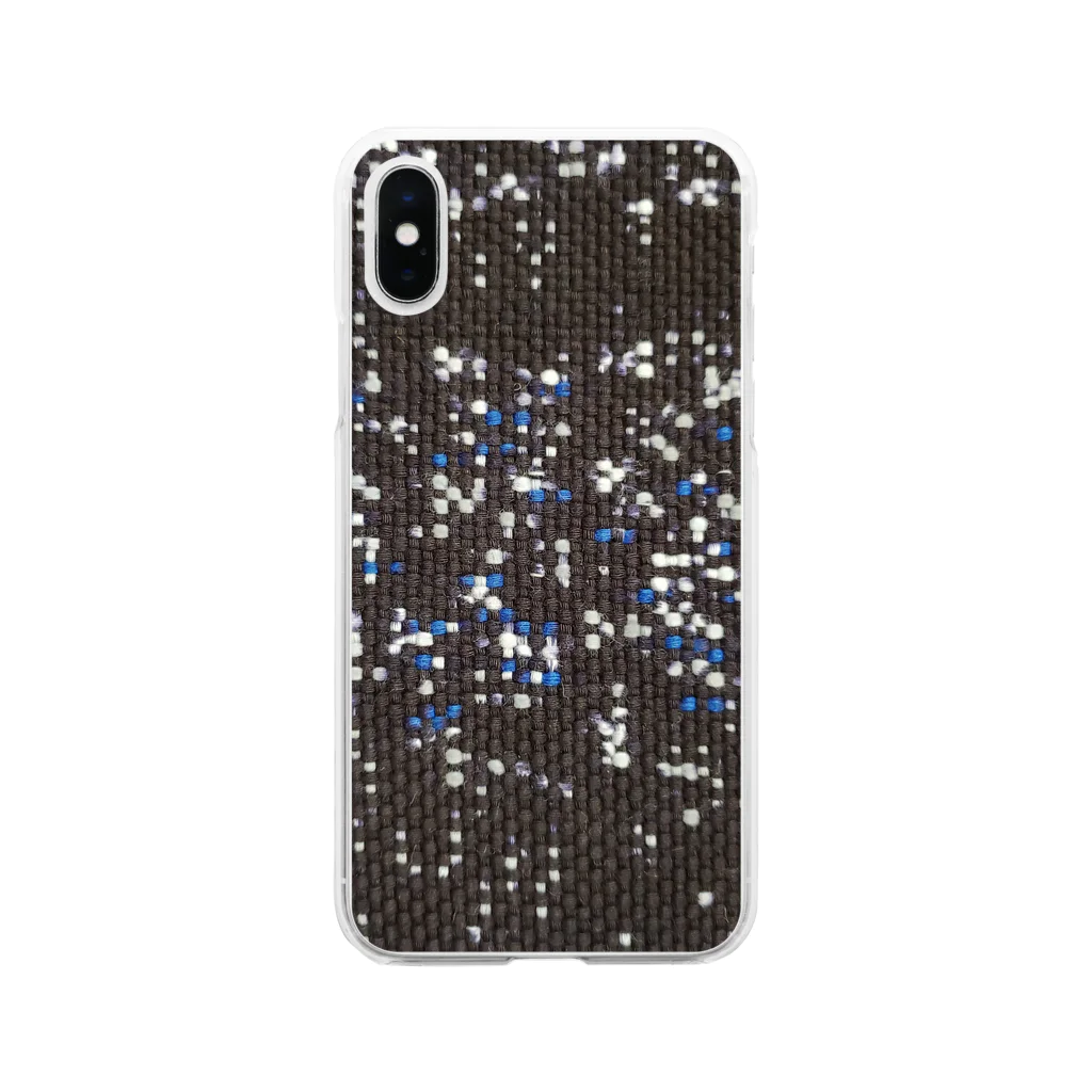 カヨラボ　スズリショップの雪と蒼／カヨサトーTX Soft Clear Smartphone Case