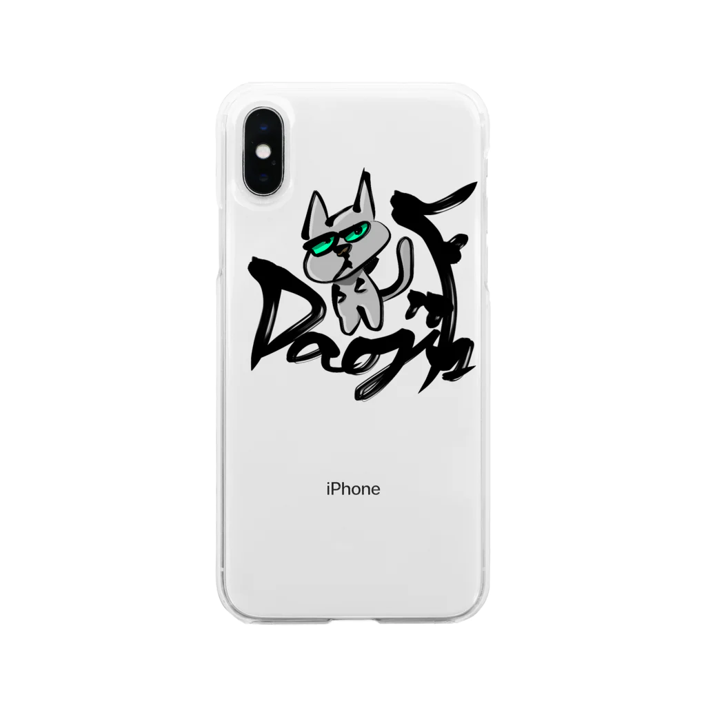 Daoji's FlagのDaoji's_F Soft Clear Smartphone Case