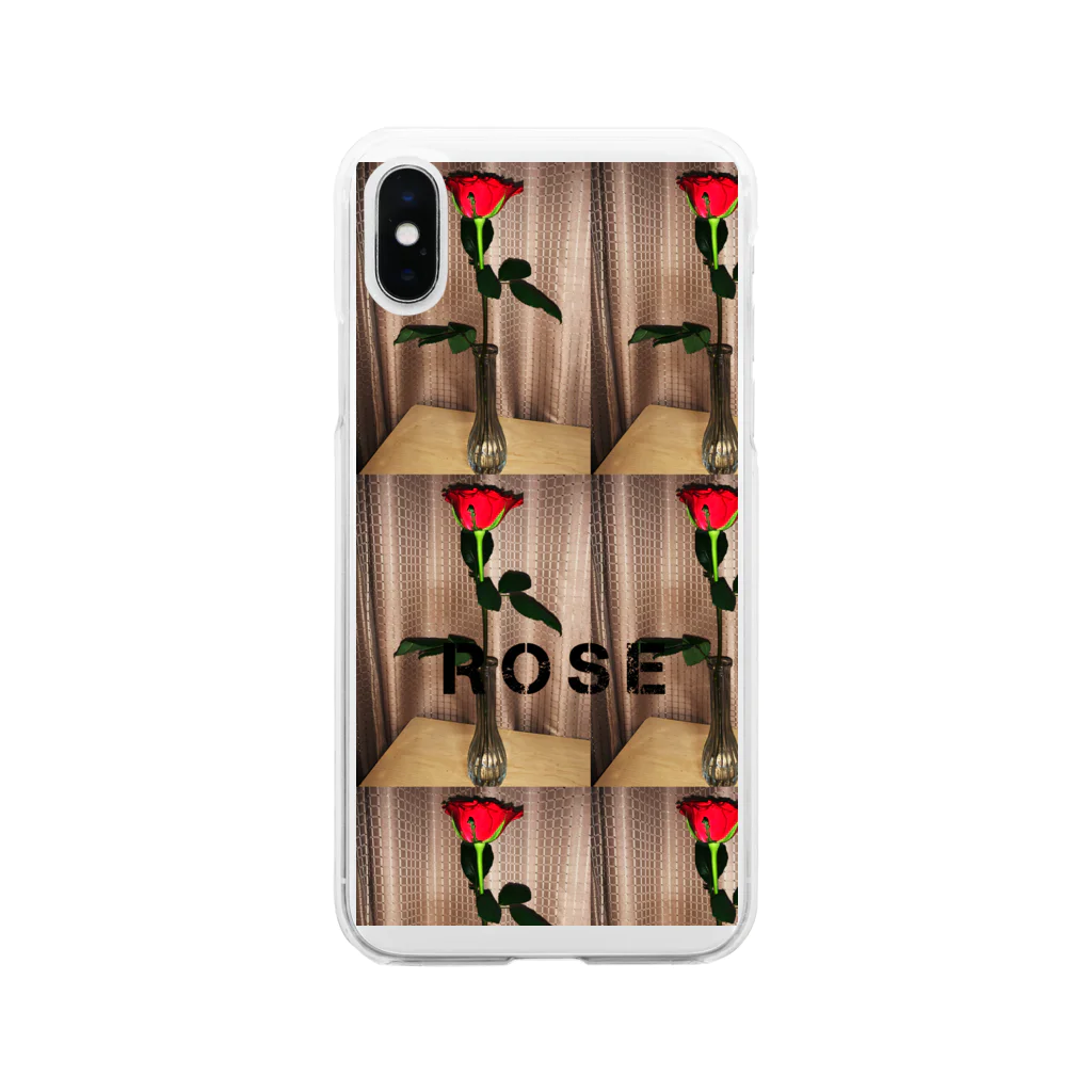 ゆうかのRose Soft Clear Smartphone Case