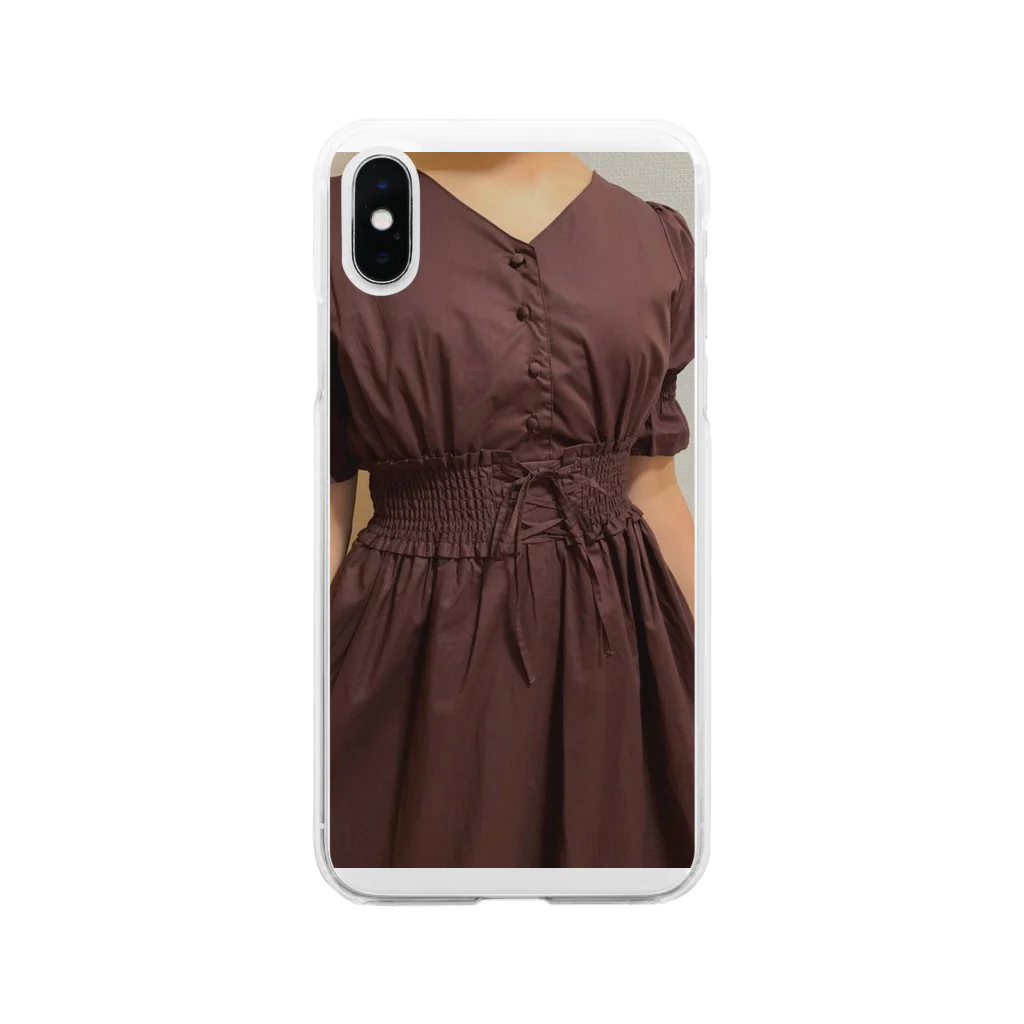 mimichi_53の今日の私のドレスっぱいワンピース Soft Clear Smartphone Case