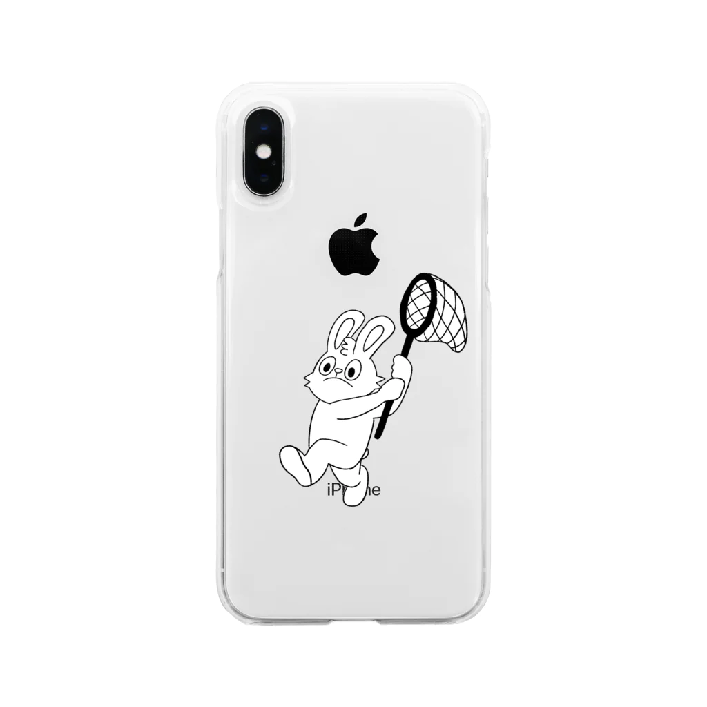 うさぴょんのうさぴょん Soft Clear Smartphone Case