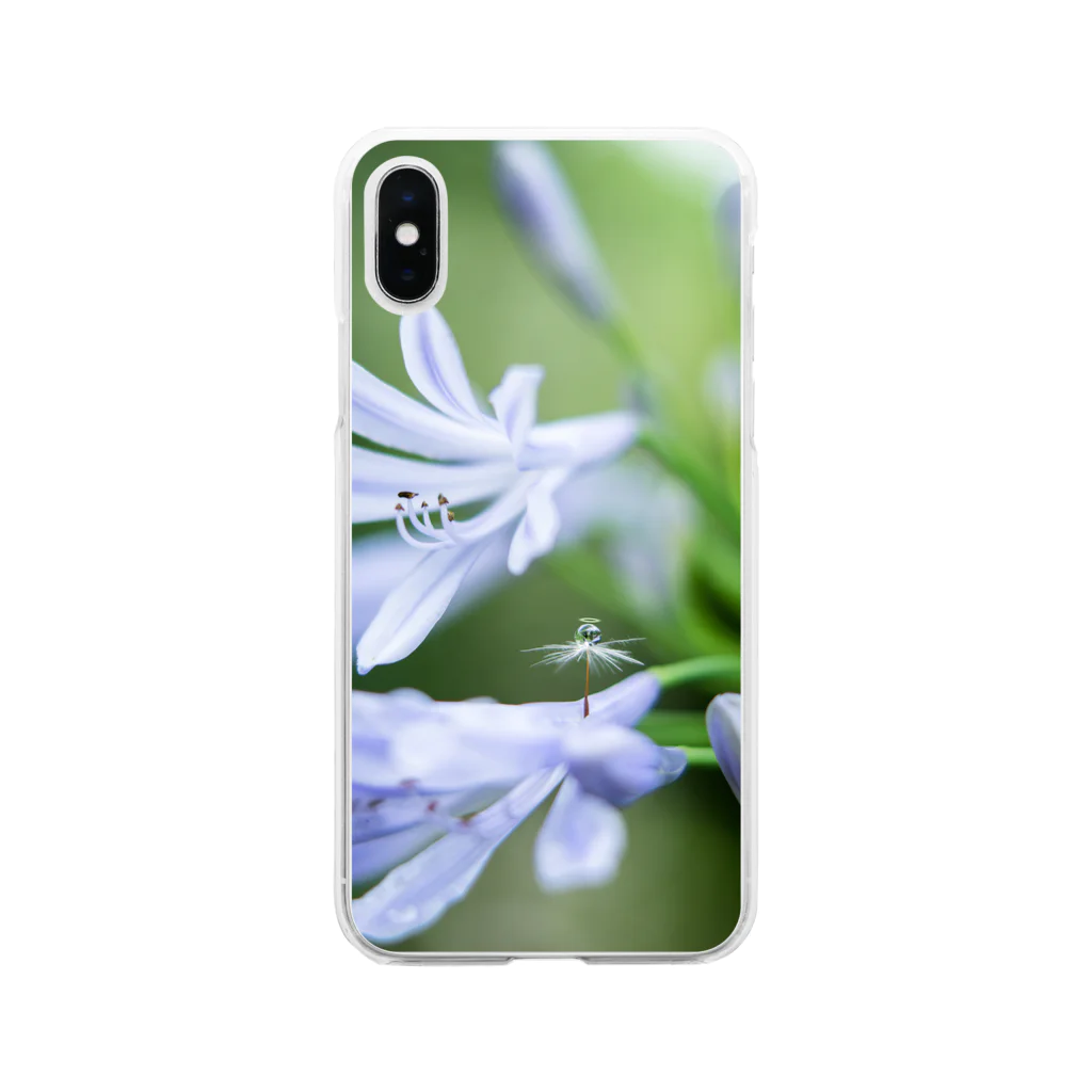 PhotoAtelier AileのAngel of Agapanthus 170702 Soft Clear Smartphone Case