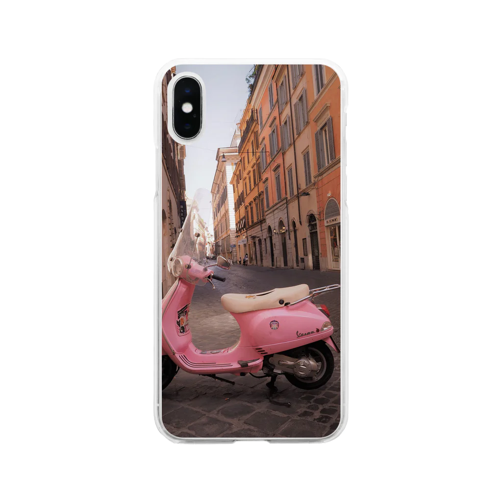 みさきのローマの街並み Soft Clear Smartphone Case