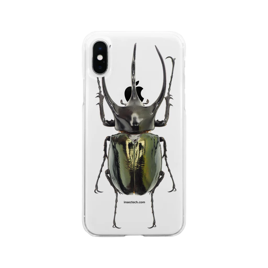 insectech.comのコーカサスオオカブトムシ Soft Clear Smartphone Case