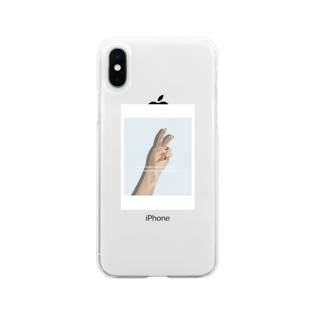 minoのピース Soft Clear Smartphone Case