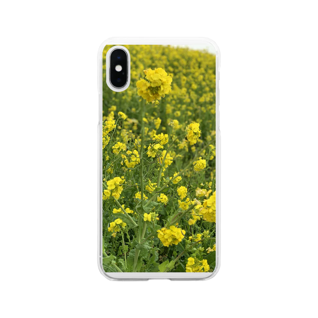 ken_nogiの菜の花 Soft Clear Smartphone Case