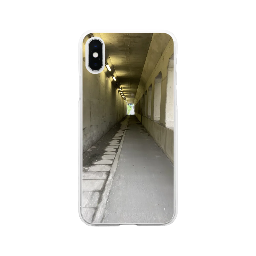 Okaza-kiokaの地下道 Soft Clear Smartphone Case