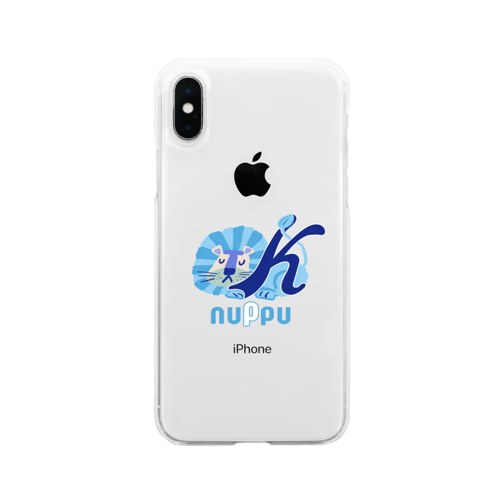 nuppuのライオン King Soft Clear Smartphone Case