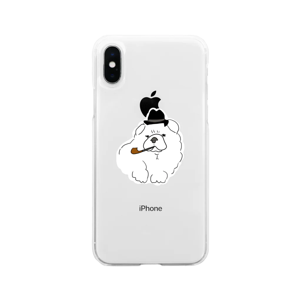 ドードーのChowchow dog Soft Clear Smartphone Case