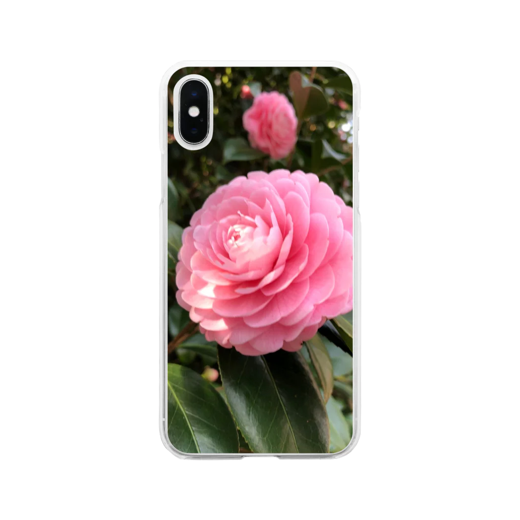 フラワーライフ💐🌹の花柄グッズ💐 Soft Clear Smartphone Case