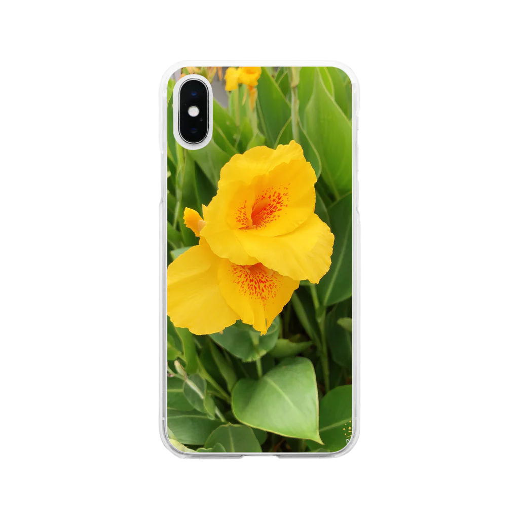 フラワーライフ💐🌹のビタミンフラワー🌼 Soft Clear Smartphone Case