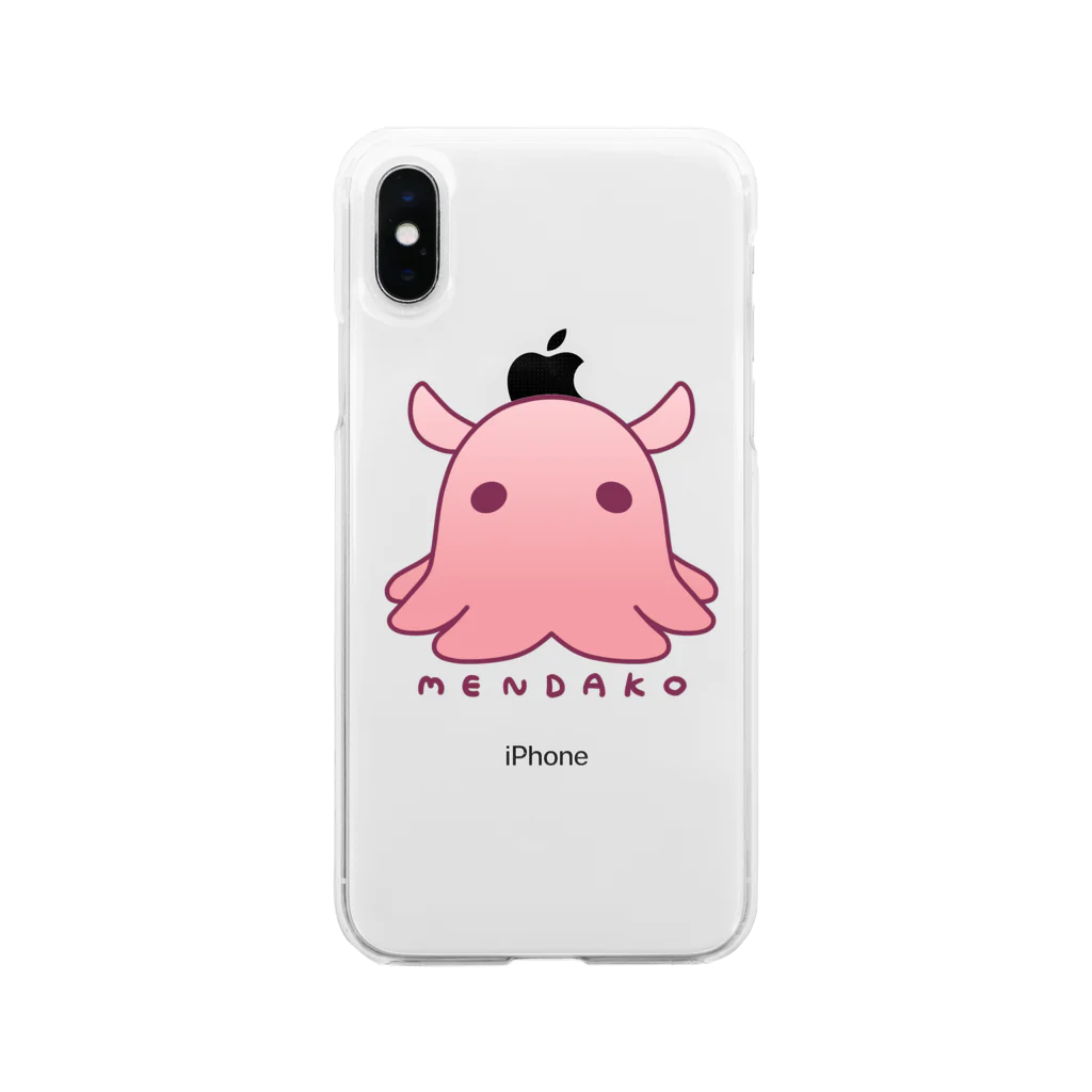 りょふ彦のメンダコくん Soft Clear Smartphone Case