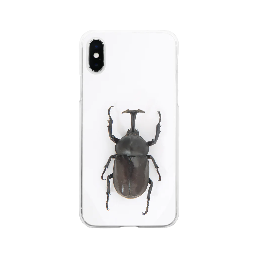 tomiotakahashiのカブトムシのサニーくん Soft Clear Smartphone Case