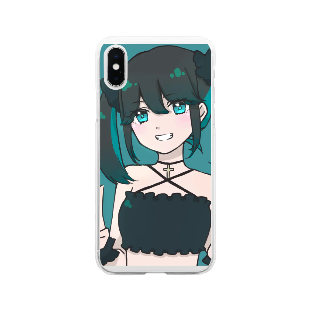 〜インフェルの🌋〜のオリジナル女の子グッズ Soft Clear Smartphone Case