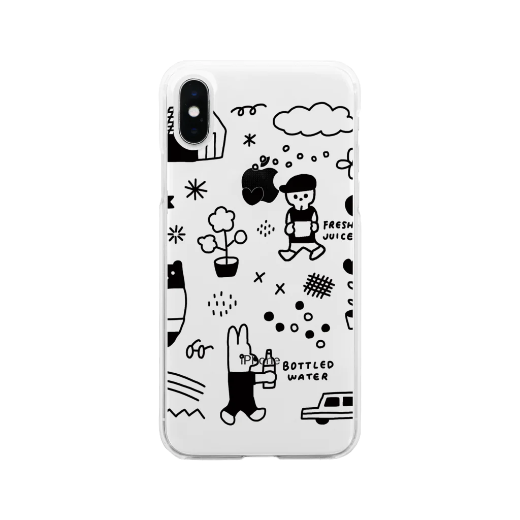 morieebooksのぶれいくたいむ Soft Clear Smartphone Case