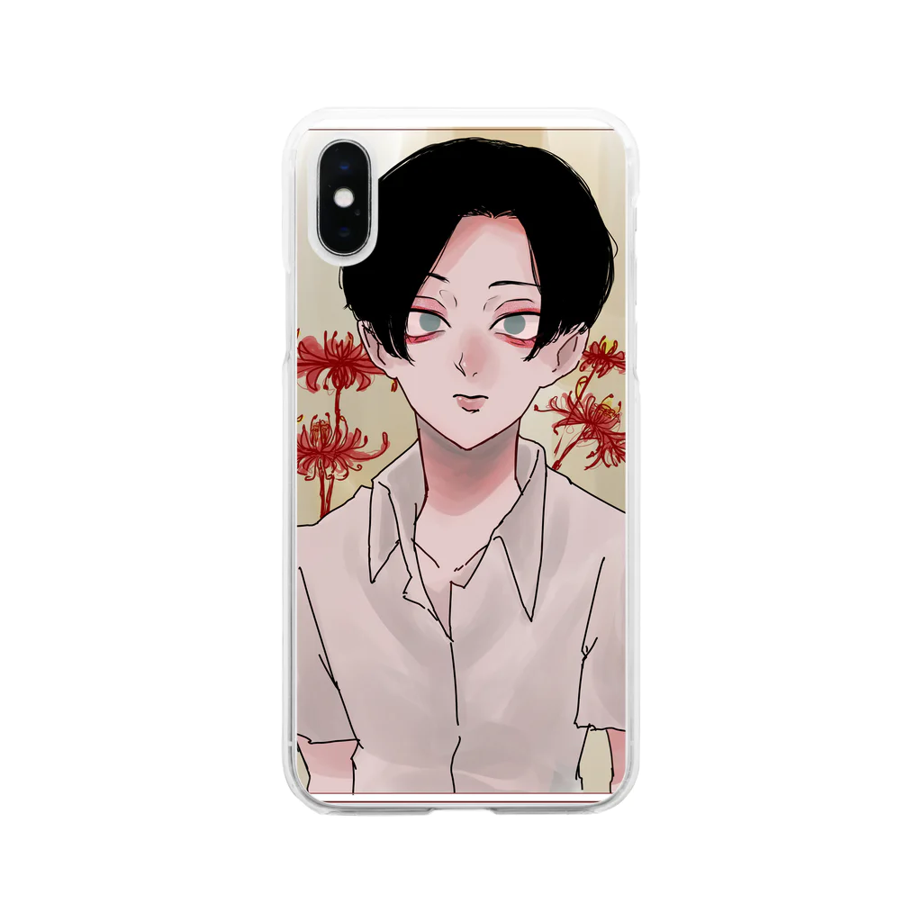 たつヲみ🚬のお彼岸 Soft Clear Smartphone Case