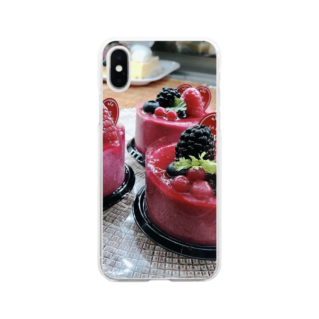 わんわんฅ(`ꈊ´ฅ)の天使ベリーのスマホケース📱💭 Soft Clear Smartphone Case