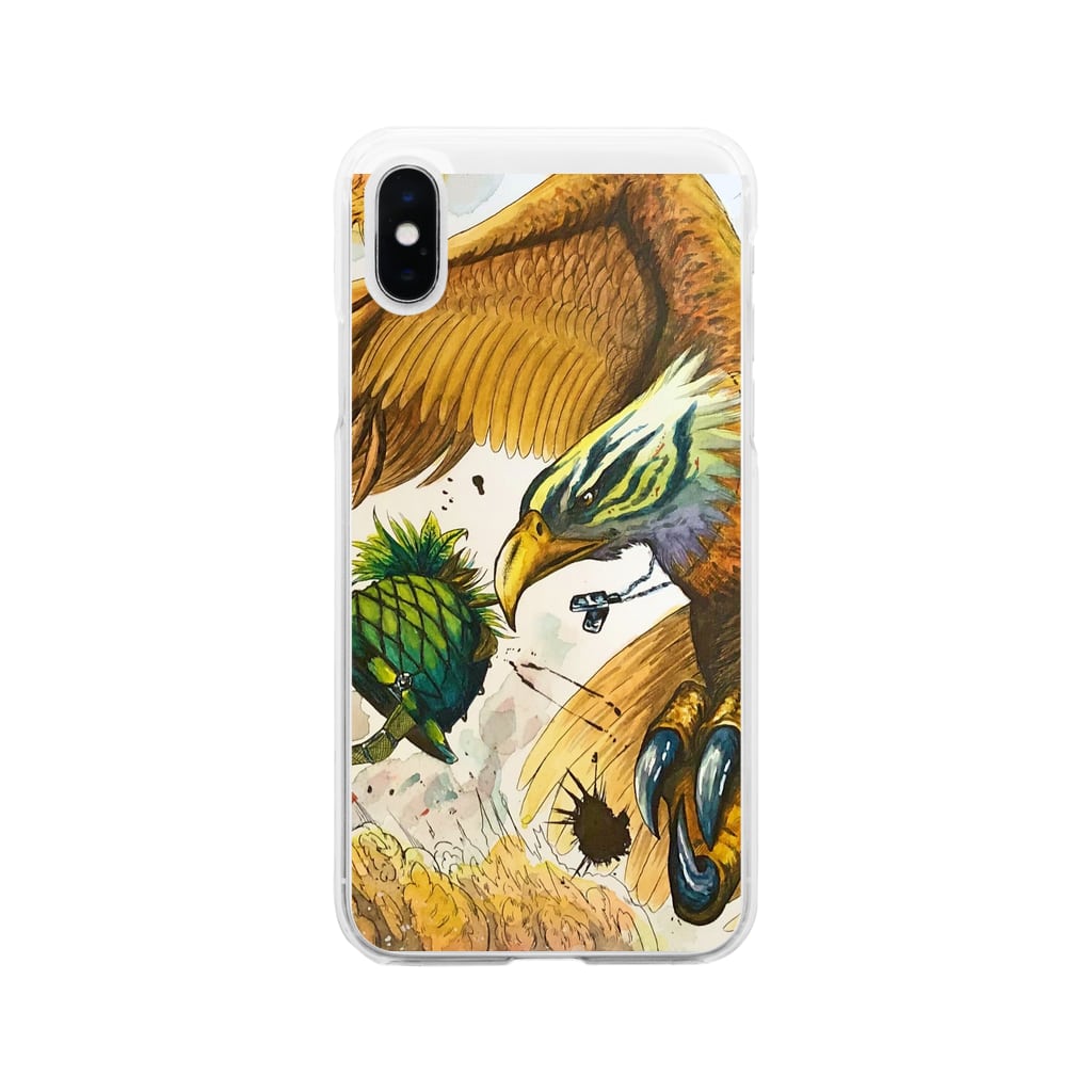 かわいい動物のイラスト 鷲 Miyuki Takeuchiのソフトクリアスマホケース Iphoneケース 通販 Suzuri スズリ かわいい動物のイラスト 鷲 Miyuki Takeuchiのソフトクリアスマホケース Iphoneケース 通販 Suzuri スズリ