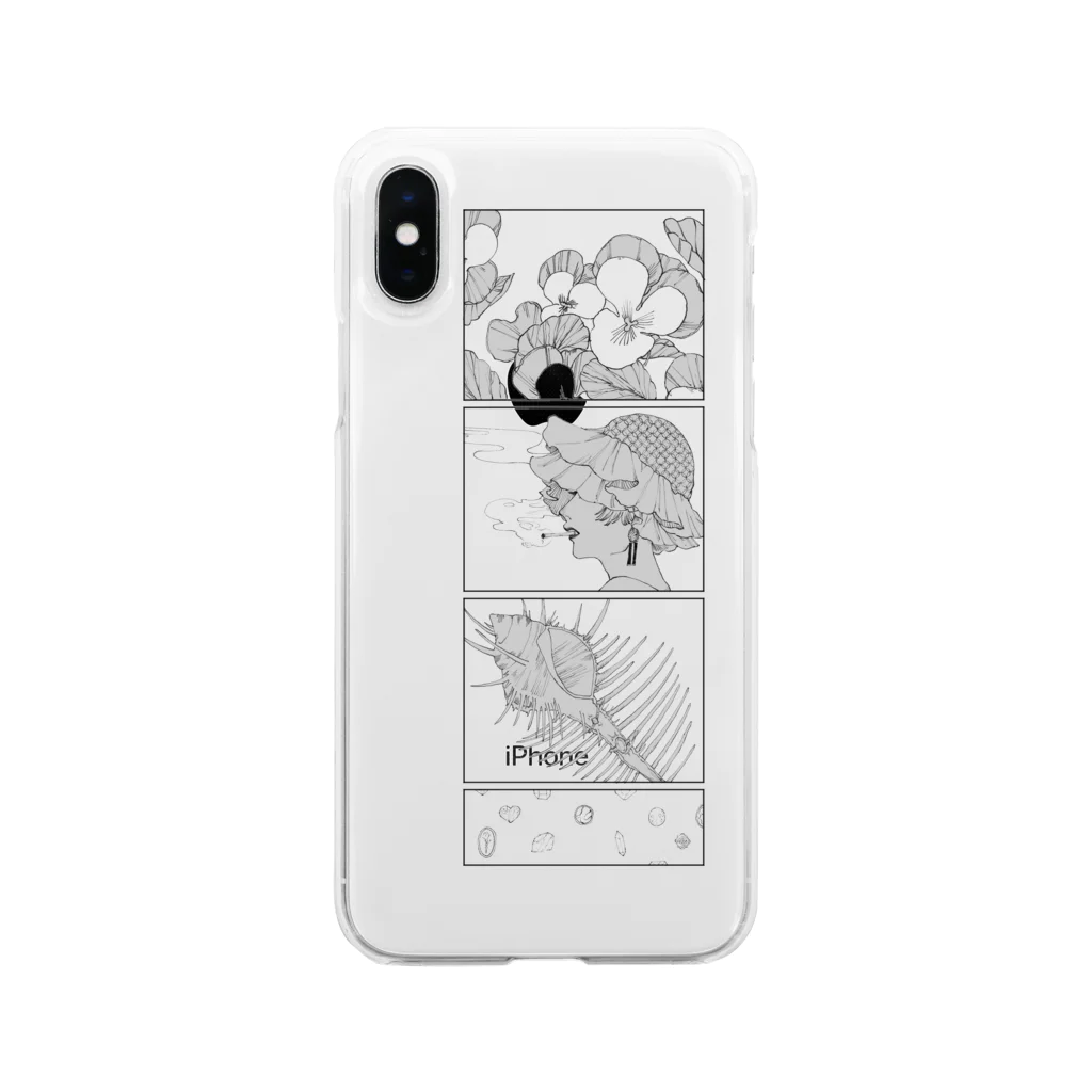 POTHIのSILKY Soft Clear Smartphone Case