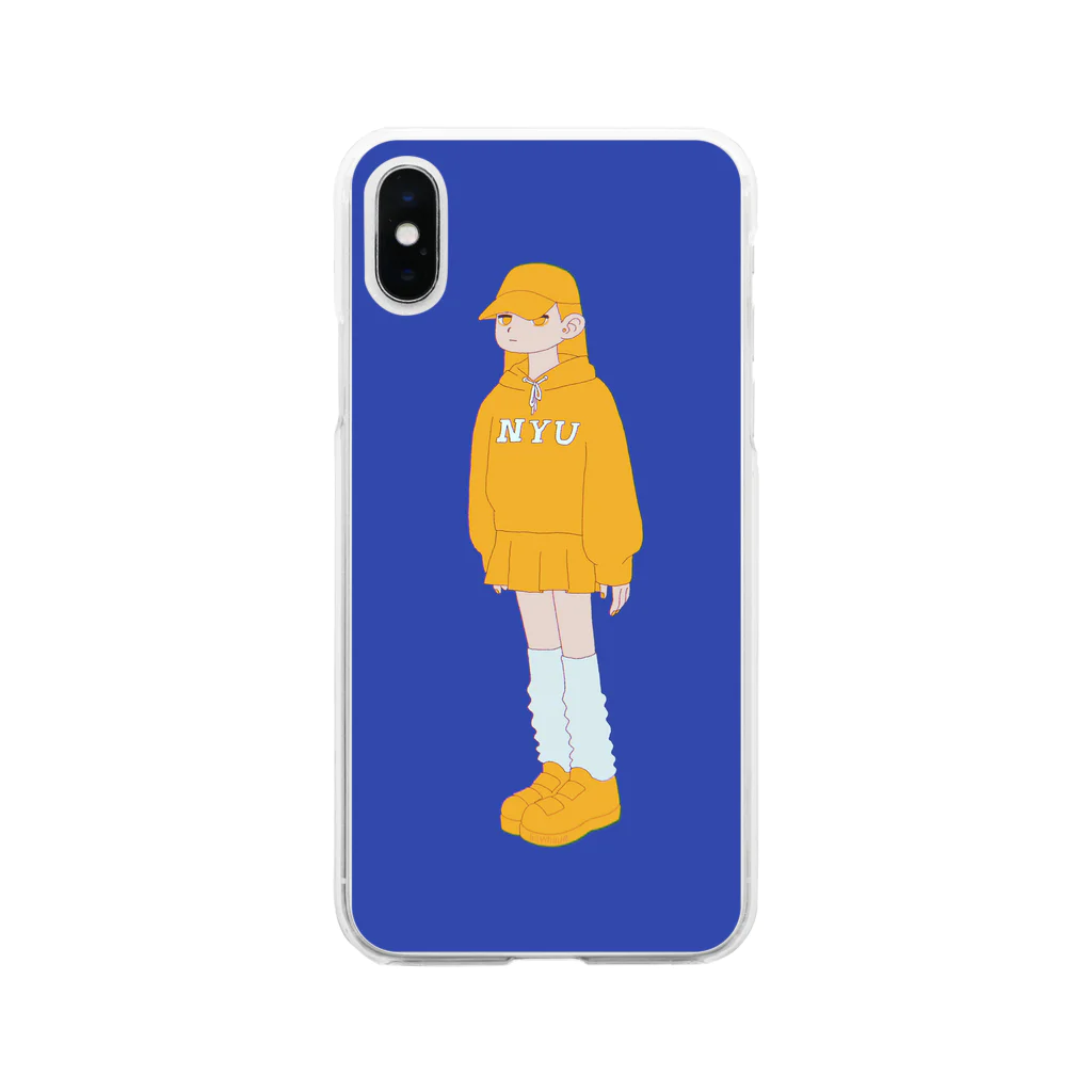 シーモ君のお店やさんのひよっこ Soft Clear Smartphone Case