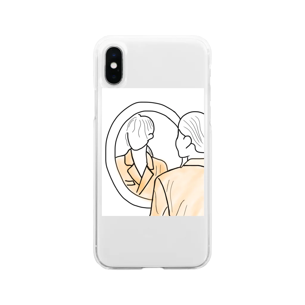 𝖈𝖗𝖔𝖜𝖘_𝖌.𝖔.𝖉の👧🏻 Soft Clear Smartphone Case