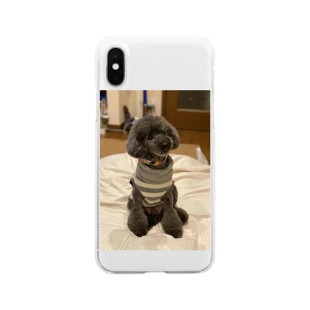 GMO_hiroのトイプードル　ヴァンくん Soft Clear Smartphone Case