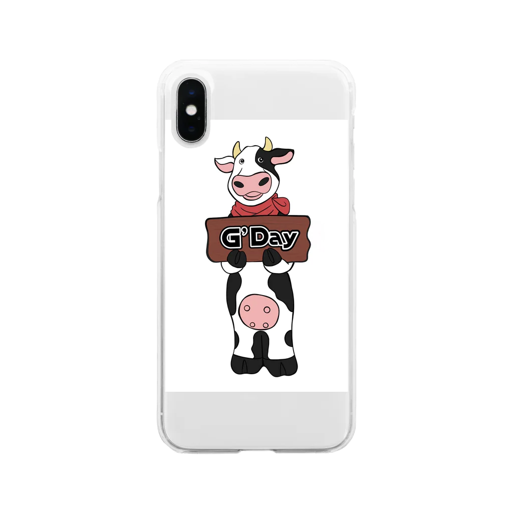 グッデイCOW のグッデイcow Soft Clear Smartphone Case