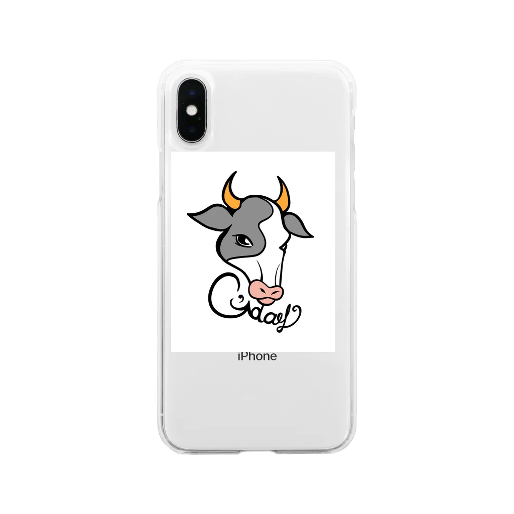 グッデイCOW のSoft Clear Smartphone Case