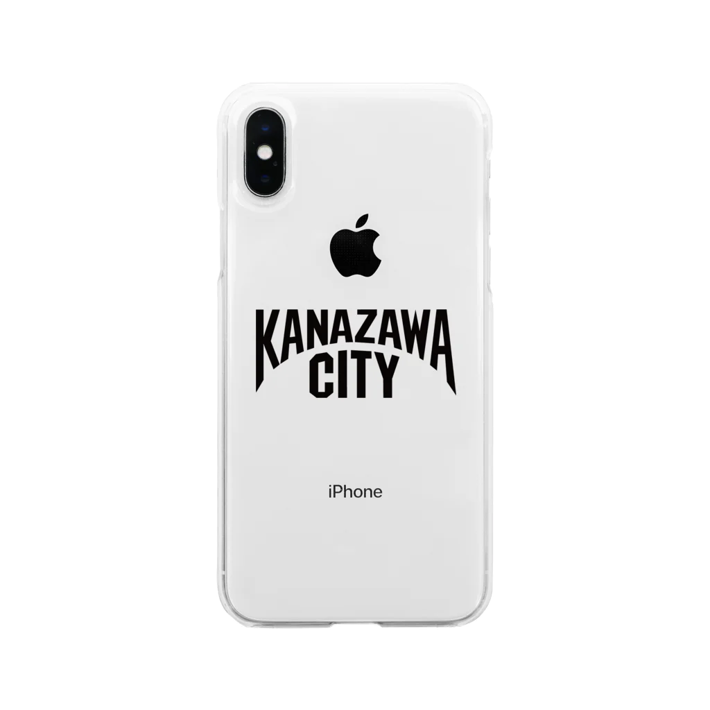 jimotyの金沢　KANAZAWA　カナザワシティ Soft Clear Smartphone Case