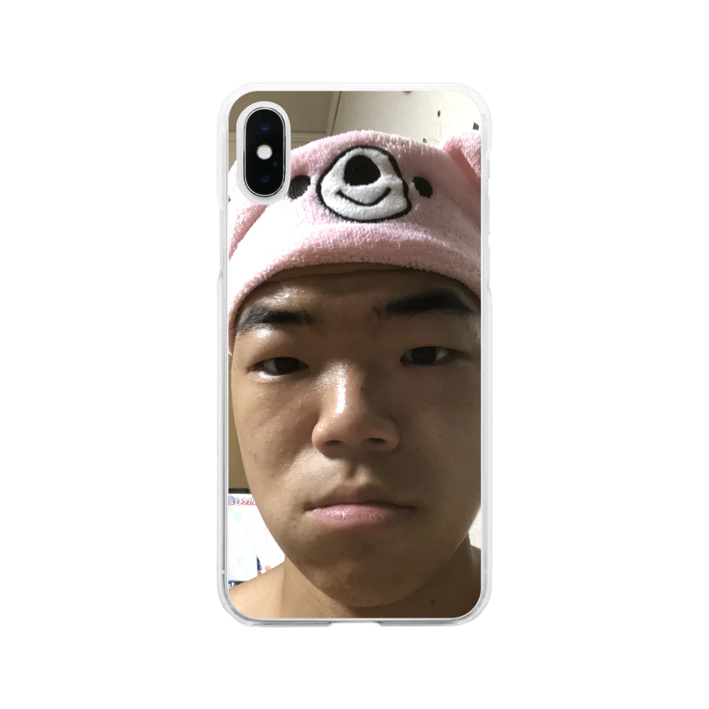 はげのハゲ坊主君 Soft Clear Smartphone Case