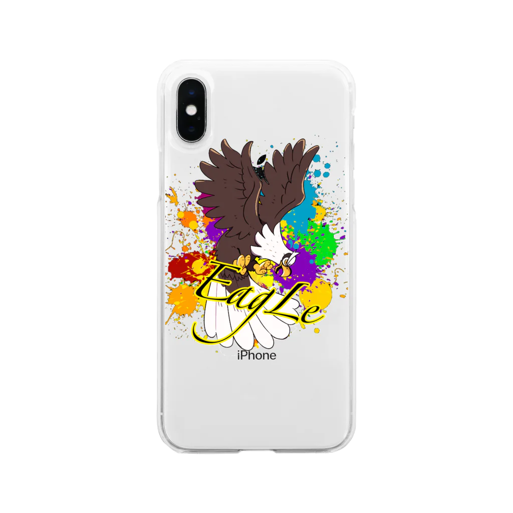 EagLe 🦅🎮🎸たいせい のイーグルグッズ Soft Clear Smartphone Case